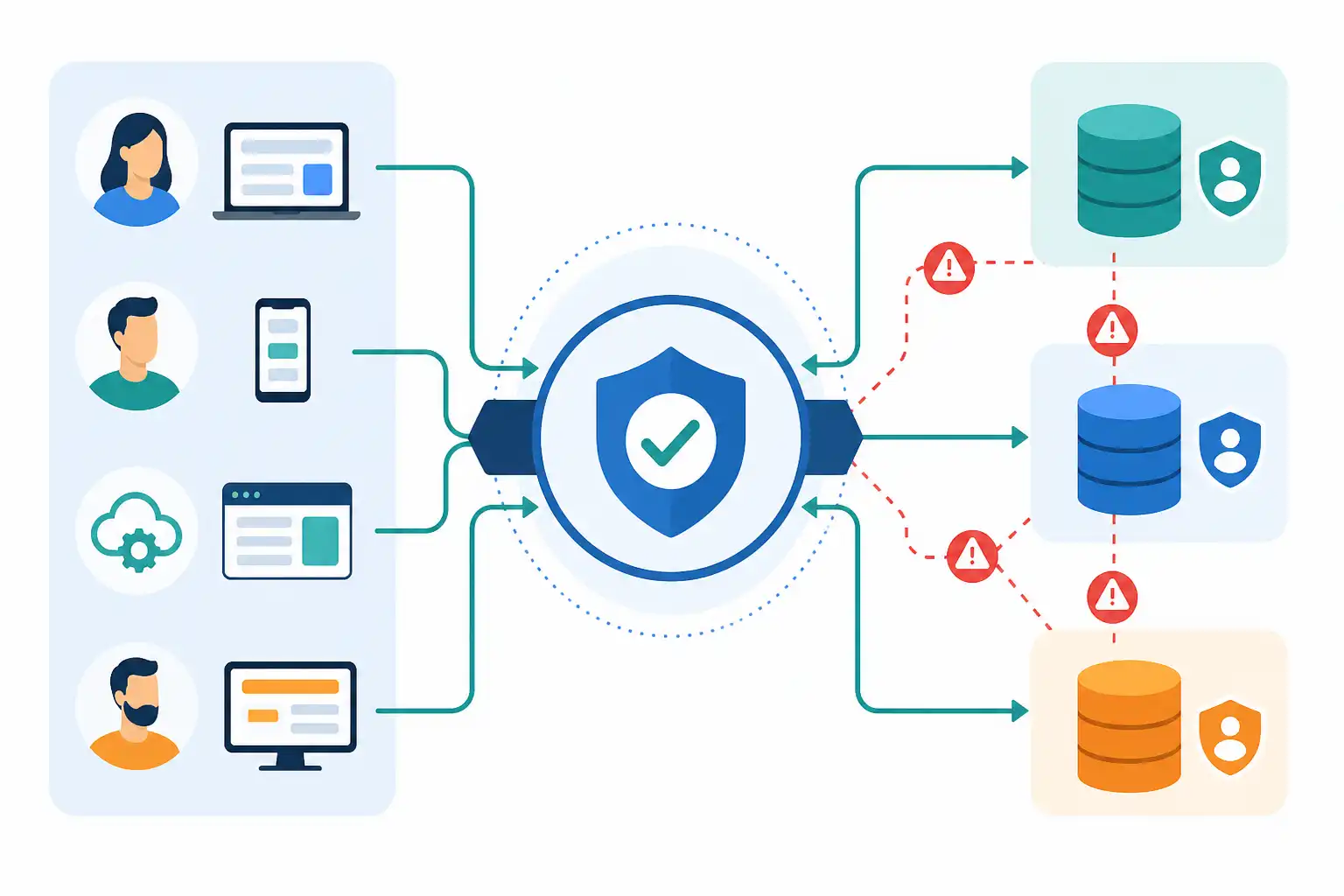Infografik zu BOLA und IDOR in REST-APIs erkennen und verhindern: Autorisierung richtig testen (KI-generiert)
